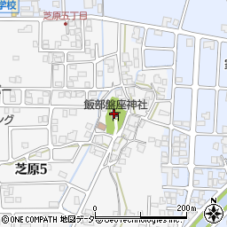 飯部磐座神社周辺の地図