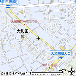 ＳＡＮパークさいたま大和田１駐車場周辺の地図