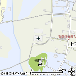 千葉県野田市上三ケ尾382周辺の地図