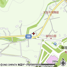 大谷木農村公園トイレ周辺の地図