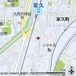 福井県越前市家久町88周辺の地図