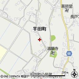 茨城県龍ケ崎市半田町925周辺の地図