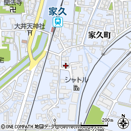 福井県越前市家久町87-10周辺の地図