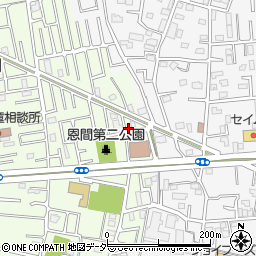 埼玉県越谷市恩間234周辺の地図