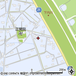 埼玉県吉川市下内川691周辺の地図