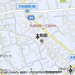 大和田東公園周辺の地図