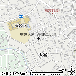 県営大宮七里第二団地周辺の地図