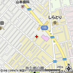 埼玉県越谷市弥十郎223周辺の地図
