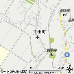 茨城県龍ケ崎市半田町943周辺の地図