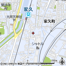 福井県越前市家久町87周辺の地図