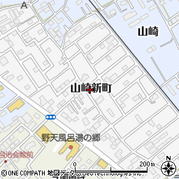 千葉県野田市山崎新町周辺の地図