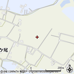 千葉県野田市上三ケ尾周辺の地図