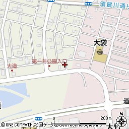 埼玉県越谷市大道786周辺の地図