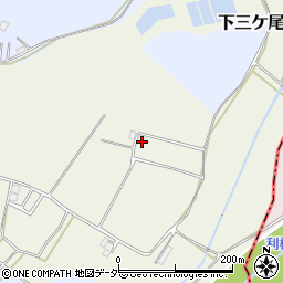 千葉県野田市上三ケ尾570周辺の地図