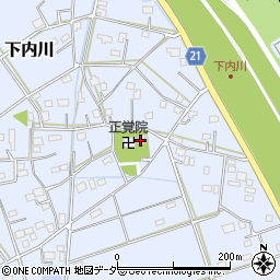 埼玉県吉川市下内川812周辺の地図