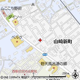 千葉県野田市山崎新町4-8周辺の地図