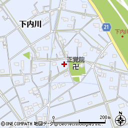埼玉県吉川市下内川802周辺の地図