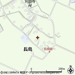 千葉県香取市長島349周辺の地図