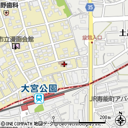 埼玉県さいたま市北区盆栽町113周辺の地図