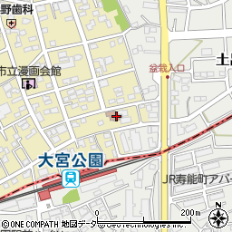 埼玉県さいたま市北区盆栽町113周辺の地図