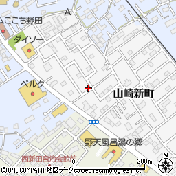 千葉県野田市山崎新町4-7周辺の地図