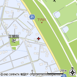 埼玉県吉川市下内川690周辺の地図