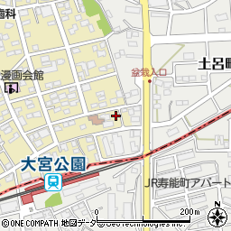 埼玉県さいたま市北区盆栽町112周辺の地図