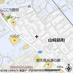 千葉県野田市山崎新町4-6周辺の地図