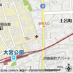 埼玉県さいたま市北区盆栽町112-9周辺の地図