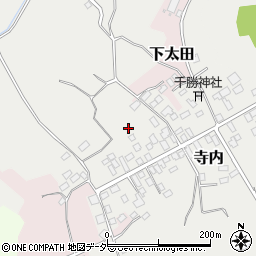 茨城県稲敷市寺内周辺の地図