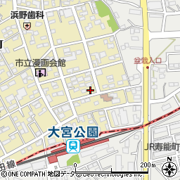 埼玉県さいたま市北区盆栽町129-2周辺の地図