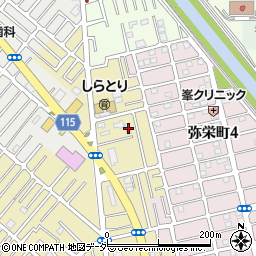 埼玉県越谷市弥十郎285周辺の地図