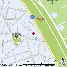 埼玉県吉川市下内川666周辺の地図