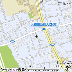 月尾邸_大和田町 akippa駐車場周辺の地図