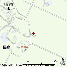 千葉県香取市長島486周辺の地図