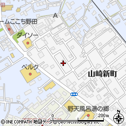 千葉県野田市山崎新町4周辺の地図