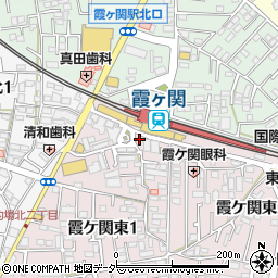 松屋 東武霞ヶ関店周辺の地図