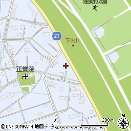 埼玉県吉川市下内川841周辺の地図