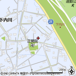 埼玉県吉川市下内川137周辺の地図