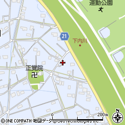 埼玉県吉川市下内川28周辺の地図
