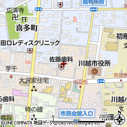 山田医院周辺の地図