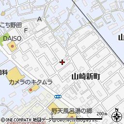 千葉県野田市山崎新町7-6周辺の地図