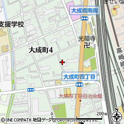 埼玉県さいたま市北区大成町周辺の地図