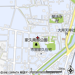 福井県越前市家久町1101周辺の地図