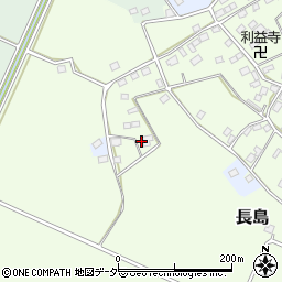 千葉県香取市長島274周辺の地図