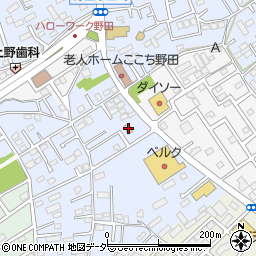 ファミリーマート野田梅郷南店周辺の地図