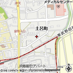 埼玉県さいたま市北区土呂町周辺の地図