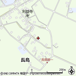 千葉県香取市長島503周辺の地図