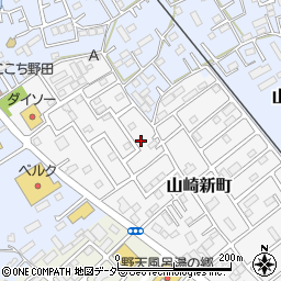 千葉県野田市山崎新町7周辺の地図