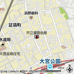 埼玉県さいたま市北区盆栽町150周辺の地図